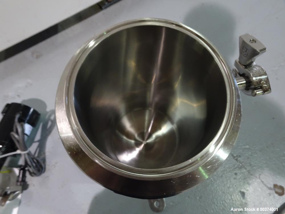 Used Allegheny Bradford 5 Liter Reactor, 1.32 Gallon, 316 Stainless Steel