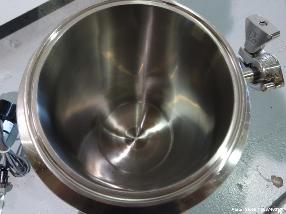 Used Allegheny Bradford 5 Liter Reactor, 1.32 Gallon, 316 Stainless Steel