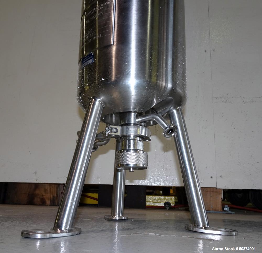 Used Allegheny Bradford 5 Liter Reactor, 1.32 Gallon, 316 Stainless Steel