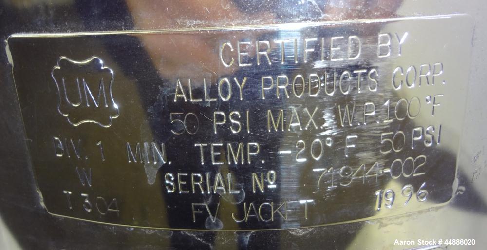 Used- Alloy Products Reactor 20 Liters (5.2 Gallons)