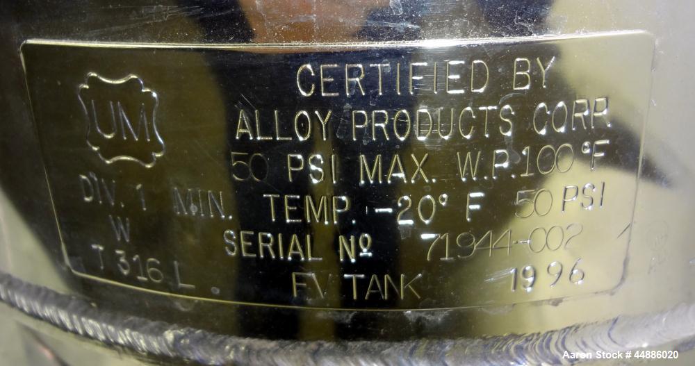 Used- Alloy Products Reactor 20 Liters (5.2 Gallons)
