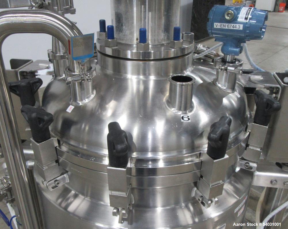 Buy Used Apache Stainless Agitated Reactor – 200 Liter, 316/304 SS, Vertical