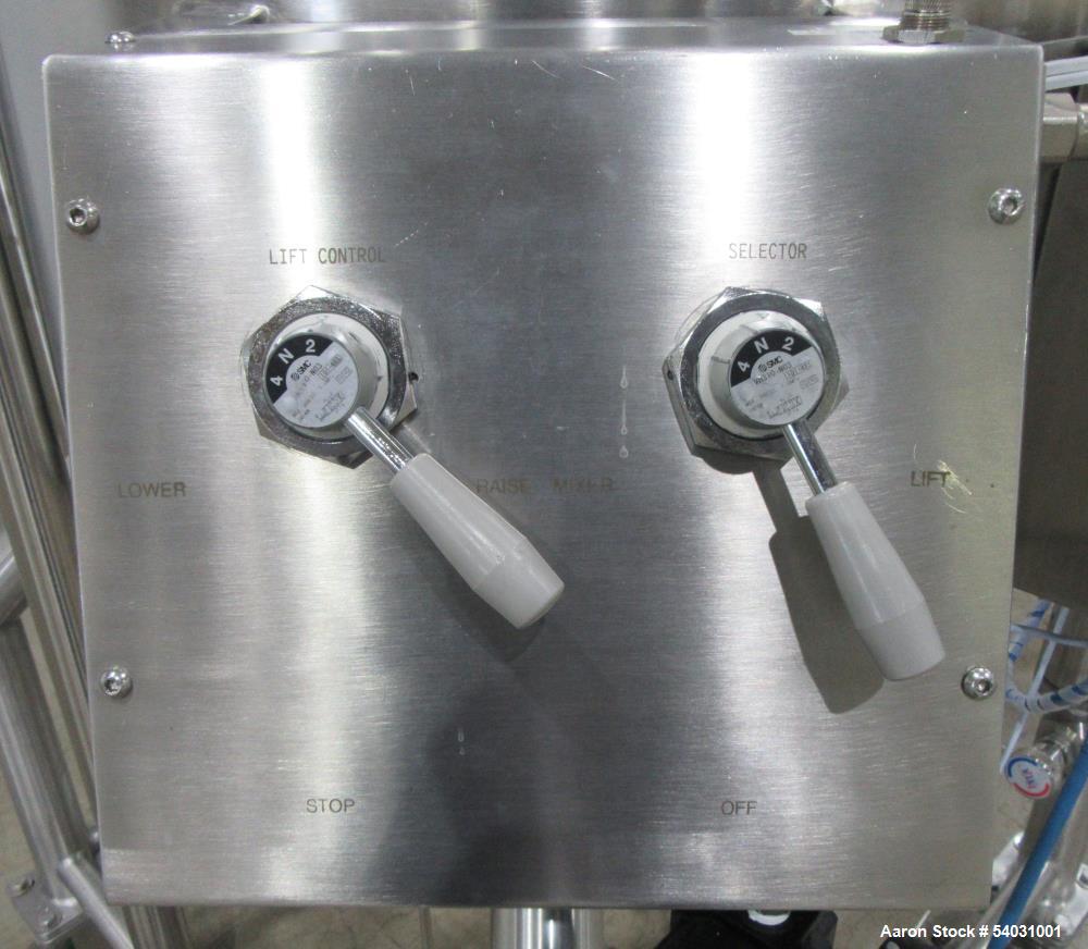 Buy Used Apache Stainless Agitated Reactor – 200 Liter, 316/304 SS, Vertical