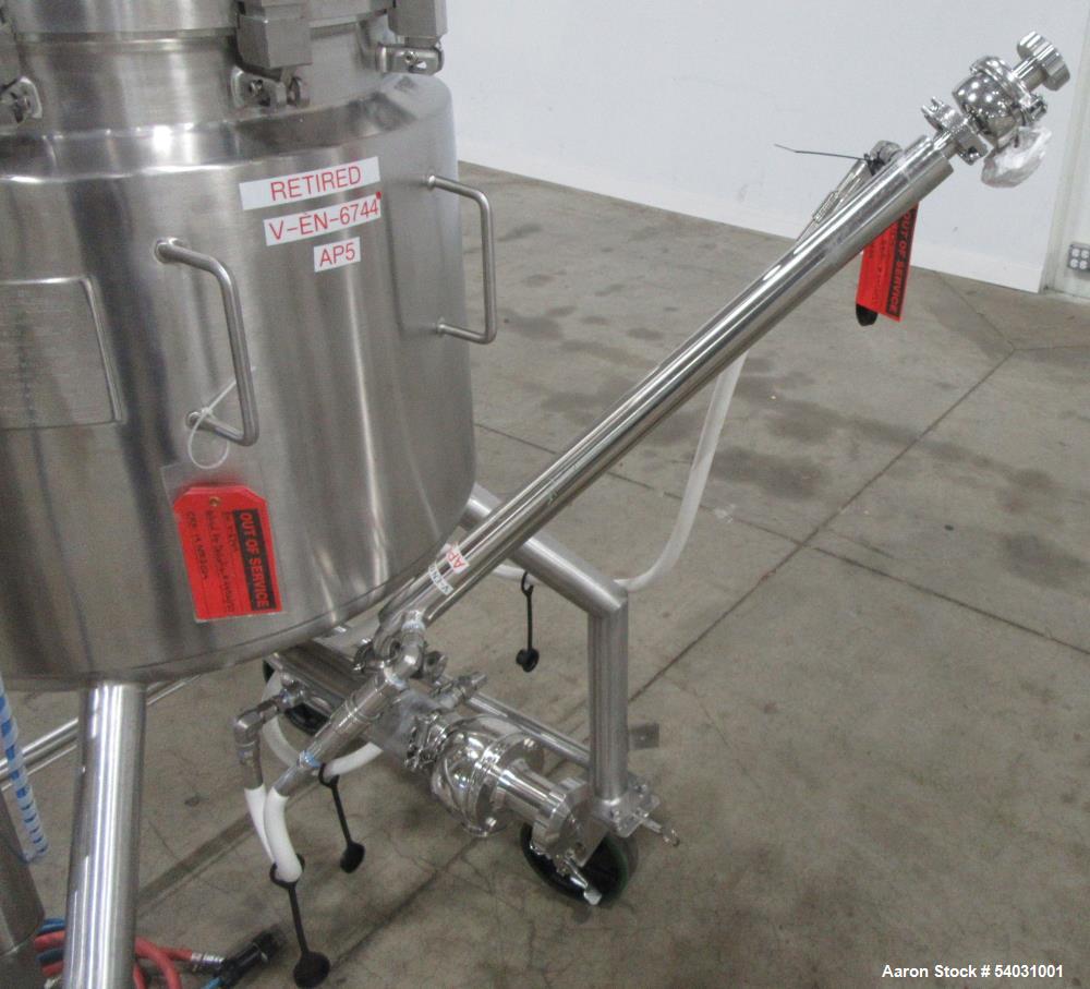 Buy Used Apache Stainless Agitated Reactor – 200 Liter, 316/304 SS, Vertical