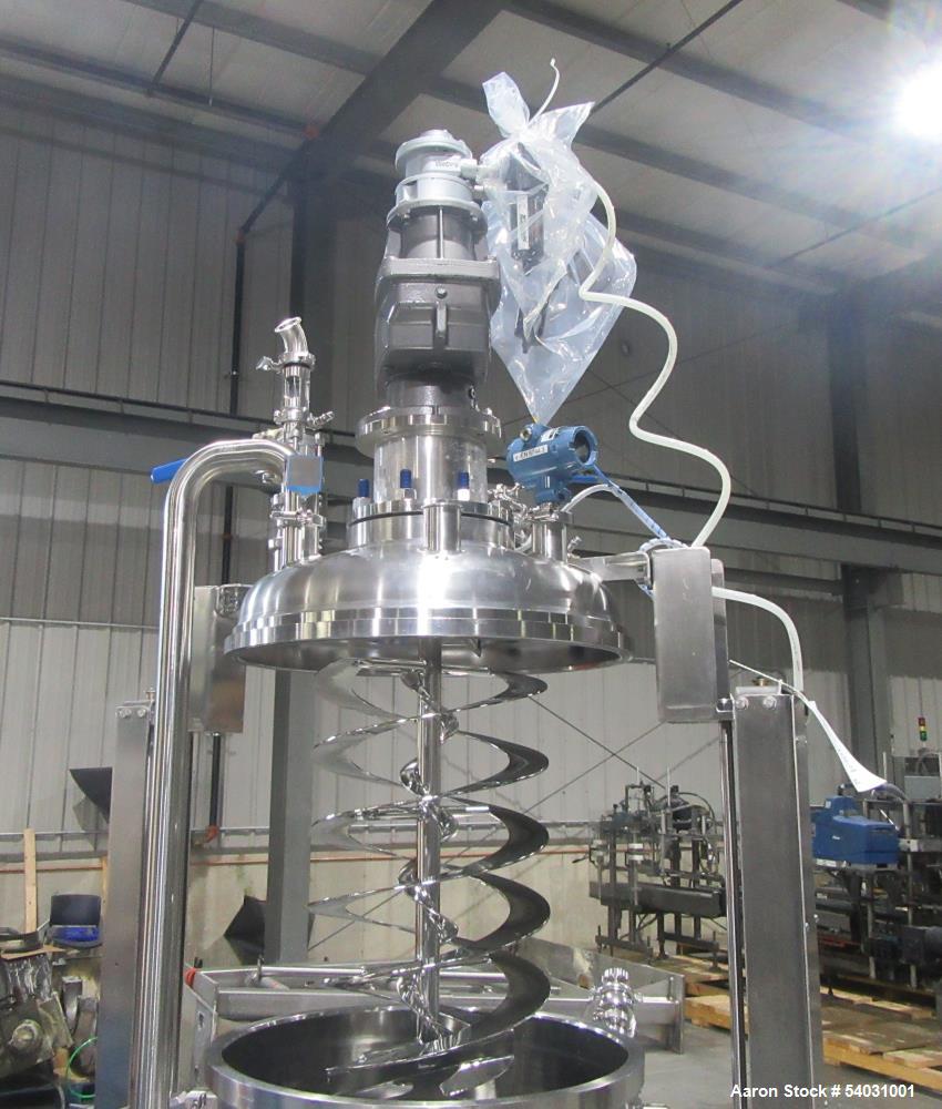Buy Used Apache Stainless Agitated Reactor – 200 Liter, 316/304 SS, Vertical