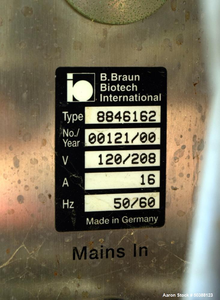 Used- B. Braun Biostat C-DCU Sterilizable-In-Place (SIP) Fermenter / BioReactor