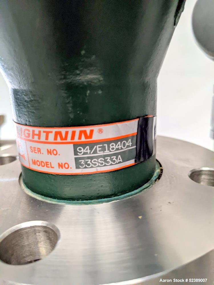 Used B and G Machine Reactor, Approximate 15 Gallon, 316L Stainless Steel, Vertical. Approximate 14" diameter x 19" straight side. Dished bolt-on top, dished bottom. Internal rated 145 psi/FV at -20 ...