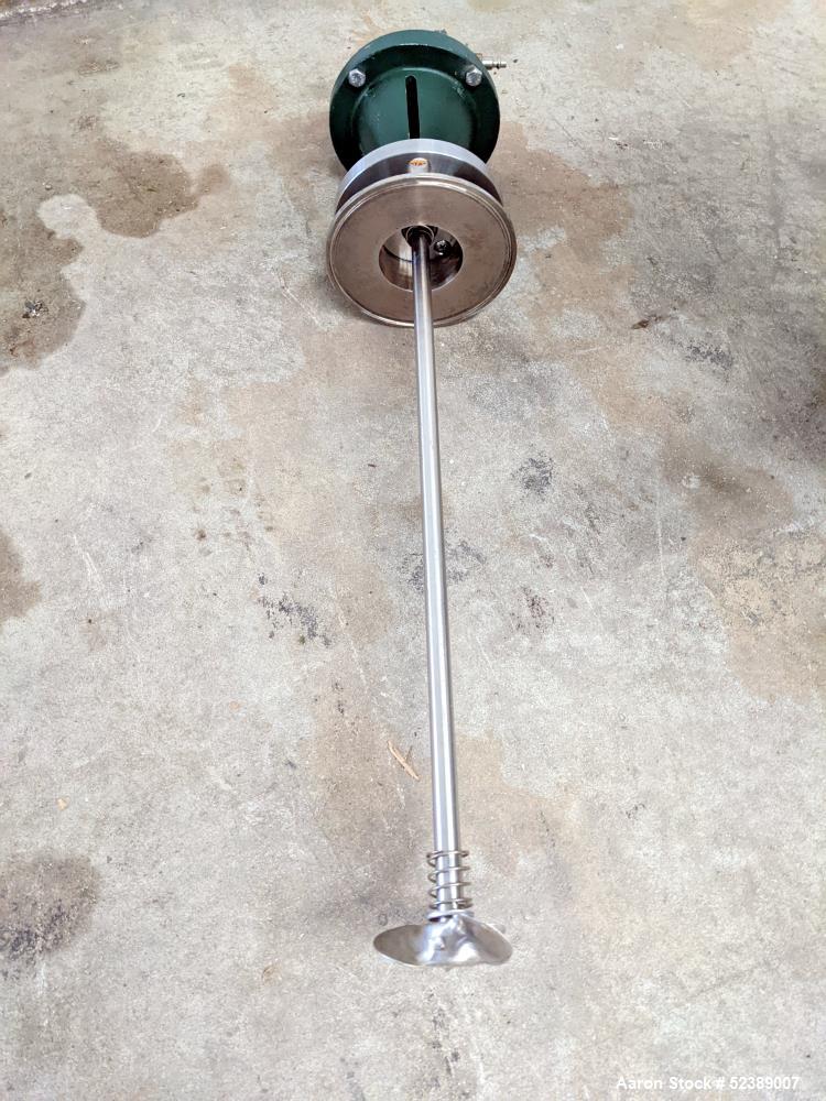 Used B and G Machine Reactor, Approximate 15 Gallon, 316L Stainless Steel, Vertical. Approximate 14" diameter x 19" straight side. Dished bolt-on top, dished bottom. Internal rated 145 psi/FV at -20 ...