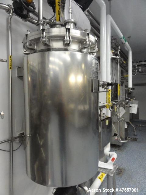 Used Brighton Corporation 49.7 Gallon Reactor – 316L Stainless Steel, Dimple Jacketed