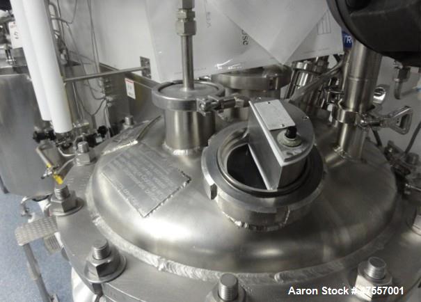 Used Brighton Corporation 49.7 Gallon Reactor – 316L Stainless Steel, Dimple Jacketed