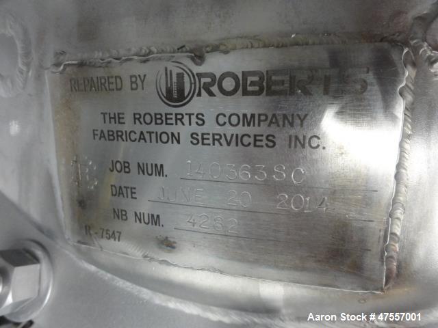 Used Brighton Corporation 49.7 Gallon Reactor – 316L Stainless Steel, Dimple Jacketed