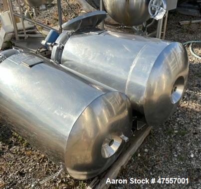 Used Brighton Corporation 49.7 Gallon Reactor – 316L Stainless Steel, Dimple Jacketed
