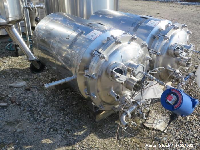 Used- Brighton Corporation Reactor Body, 49.7 Gallon. 316L Stainless Steel,