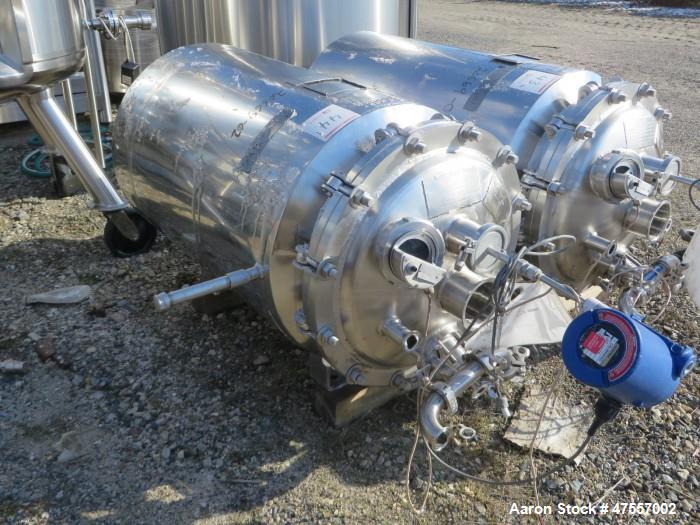 Used Brighton Corporation Reactor Body, 49.7 Gallon. 316L Stainless Steel,