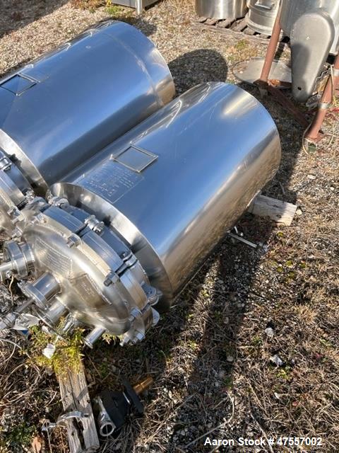 Used Brighton Corporation Reactor Body, 49.7 Gallon. 316L Stainless Steel,