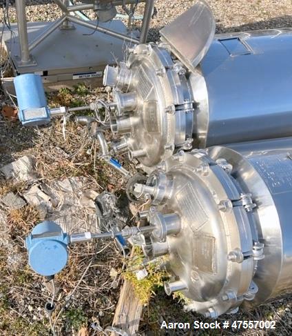 Used Brighton Corporation Reactor Body, 49.7 Gallon. 316L Stainless Steel,
