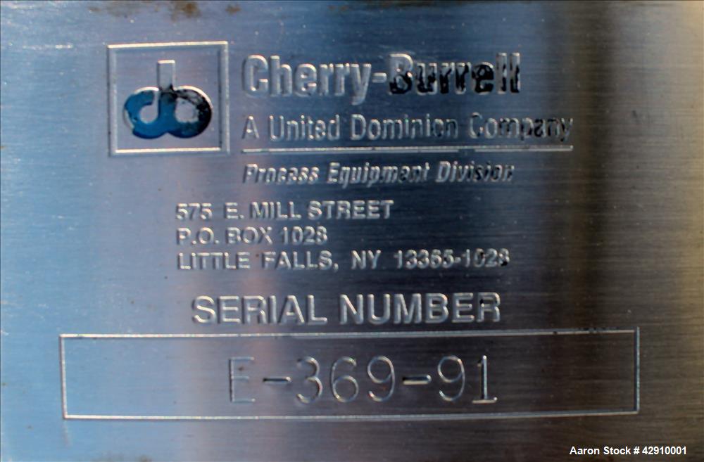 Used Cherry Burrell Reactor, 320 Gallon