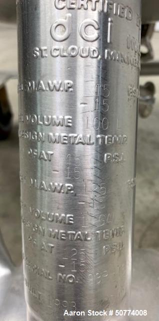 Used DCI Reactor, 100 Liters