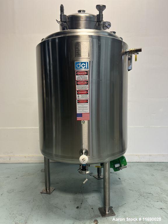 Used DCI 1,000 Liter Stainless Steel Mixing Reactor | 30 PSI Jacketed Emulsification Vessel