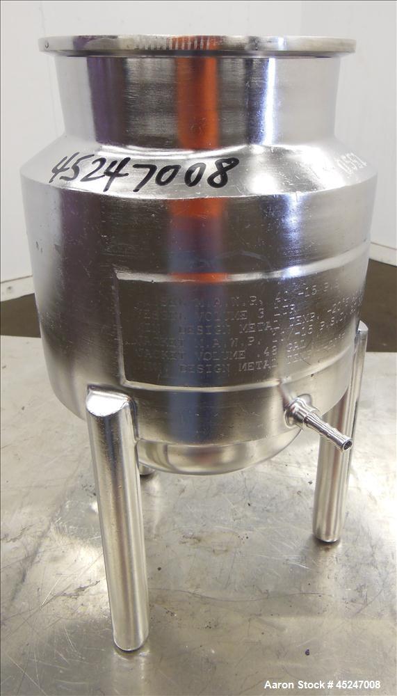 Used- DCI Reactor, 3 Liter (0.79 Gallon)