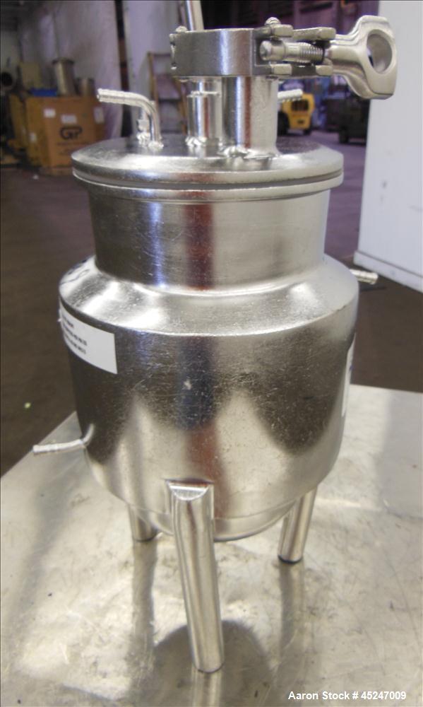 Used 316 Stainless Steel Vertical DCI Reactor, 3 Liter (0.79 Gallon)