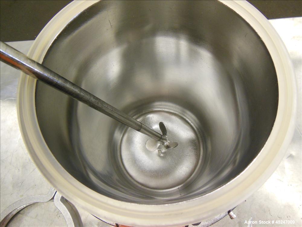 Used 316 Stainless Steel Vertical DCI Reactor, 3 Liter (0.79 Gallon)