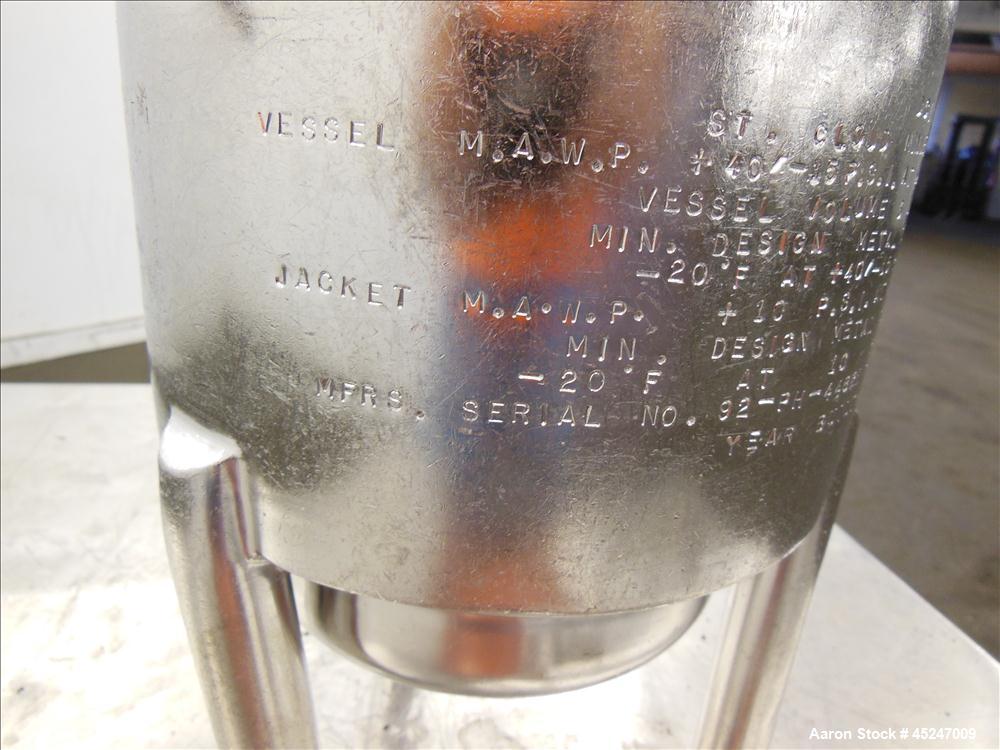 Used 316 Stainless Steel Vertical DCI Reactor, 3 Liter (0.79 Gallon)