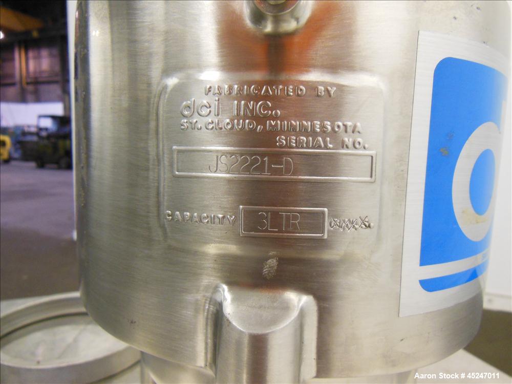 Used DCI Reactor, 3 Liter (0.79 Gallon)