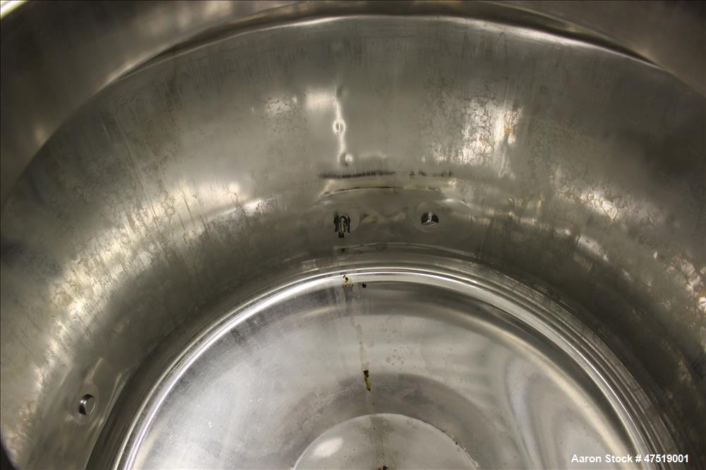 Used DCI Reactor, 68.6 Gallons (260 Liter), 316L Stainless Steel, Vertical.