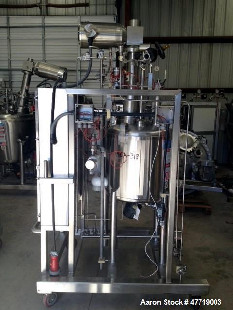Used DCI 100-Liter Reactor – 316L Stainless Steel, 10HP Admix Rotosolver, Jacketed