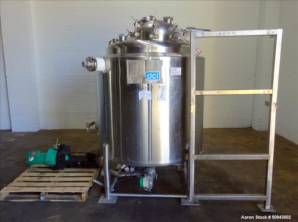 Used- DCI Reactor, 1,000 Liter (264 Gallon)