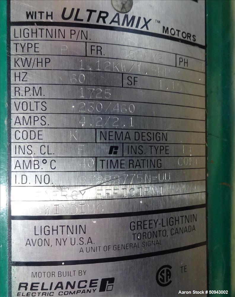 Used DCI Reactor, 1,000 Liter (264 Gallon)