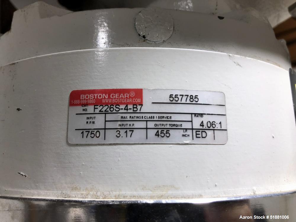 Used DCI Reactor, 200 Gallon, 316 Stainless Steel, Vertical. Approximate 36" diameter x 42" straight side. Dished top and bottom. Internal rated 50 psi / FV at -20 to 300 degrees F. 304 Stainless ste...