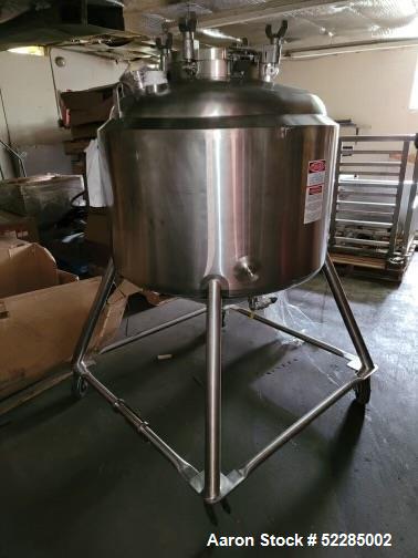 Used-DCI Reactor Vessel, 120 Gallon / 454 Liter capacity. Stainless steel.