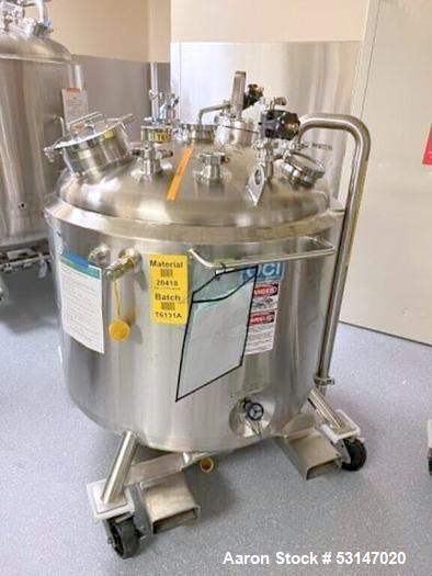 DCI 600-Liter (158 Gallon) Hastelloy Reactor Vessel.