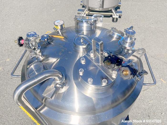 DCI 600-Liter (158 Gallon) Hastelloy Reactor Vessel.