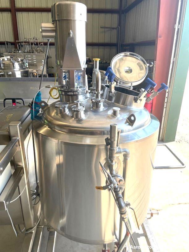 Used-Feldmeier 800 Liter (200 Gallon) Sanitary Reactor with 7.5 HP Silverson Hig
