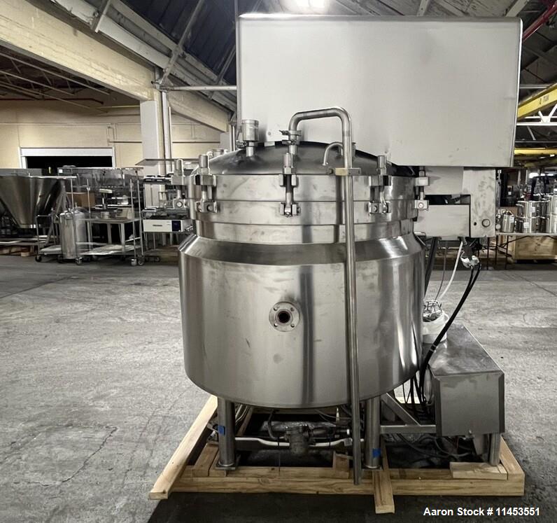 Used 160 Gallon Feldmeier Reactor, 316L stainless steel construction