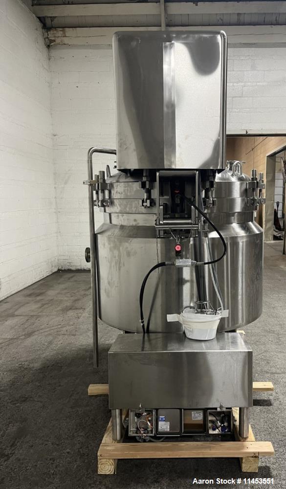 Used 160 Gallon Feldmeier Reactor, 316L stainless steel construction