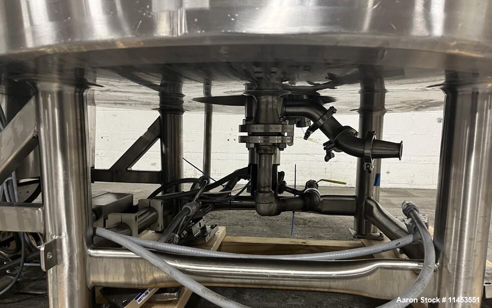 Used 160 Gallon Feldmeier Reactor, 316L stainless steel construction
