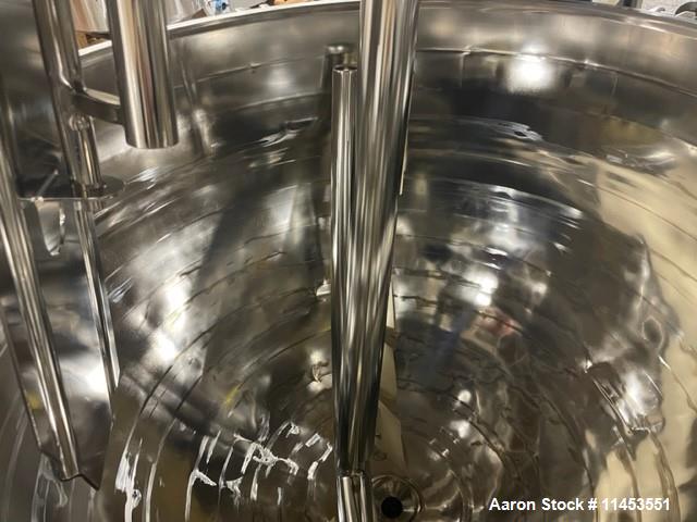 Used 160 Gallon Feldmeier Reactor, 316L stainless steel construction