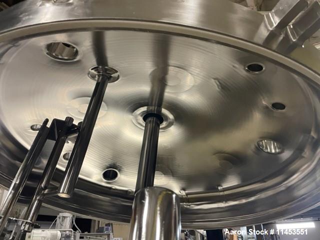 Used 160 Gallon Feldmeier Reactor, 316L stainless steel construction