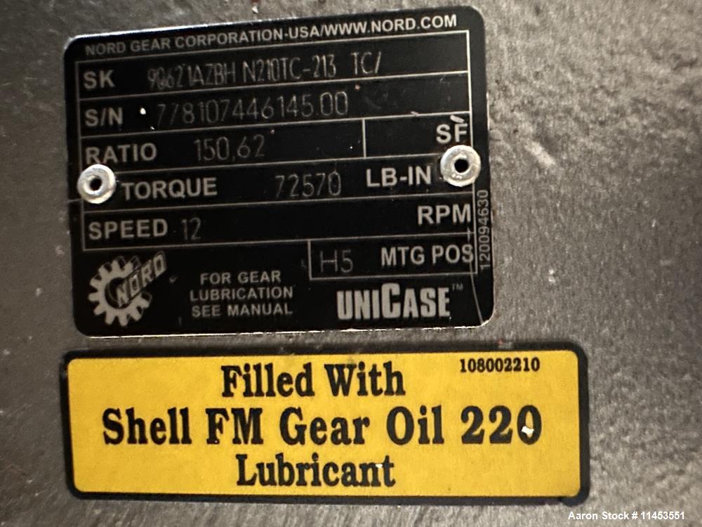 Used 160 Gallon Feldmeier Reactor, 316L stainless steel construction