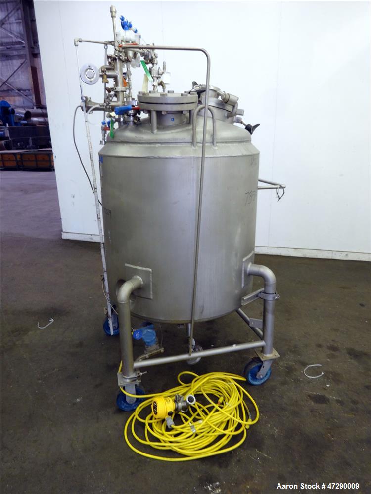 Used- Lee Industries Reactor, Model 100U, 100 Gallon, 316 Stainless Steel