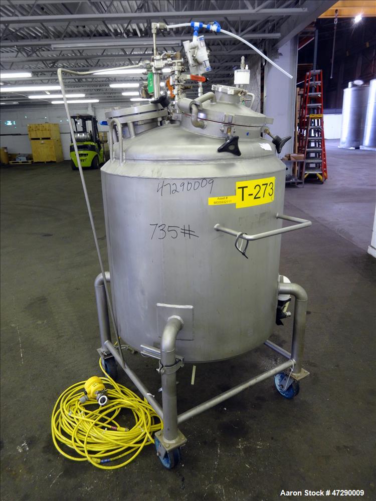 Used Lee Industries Reactor, Model 100U, 100 Gallon, 316 Stainless Steel