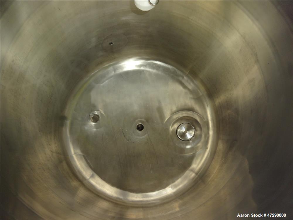 Used Letco Inc. Reactor, 100 Gallons, 316L Stainless Steel, Vertical.