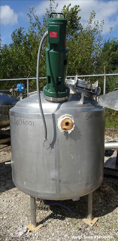 Used- Northland Stainless Reactor, Approximate 200 Gallon, 316 Stainless Steel