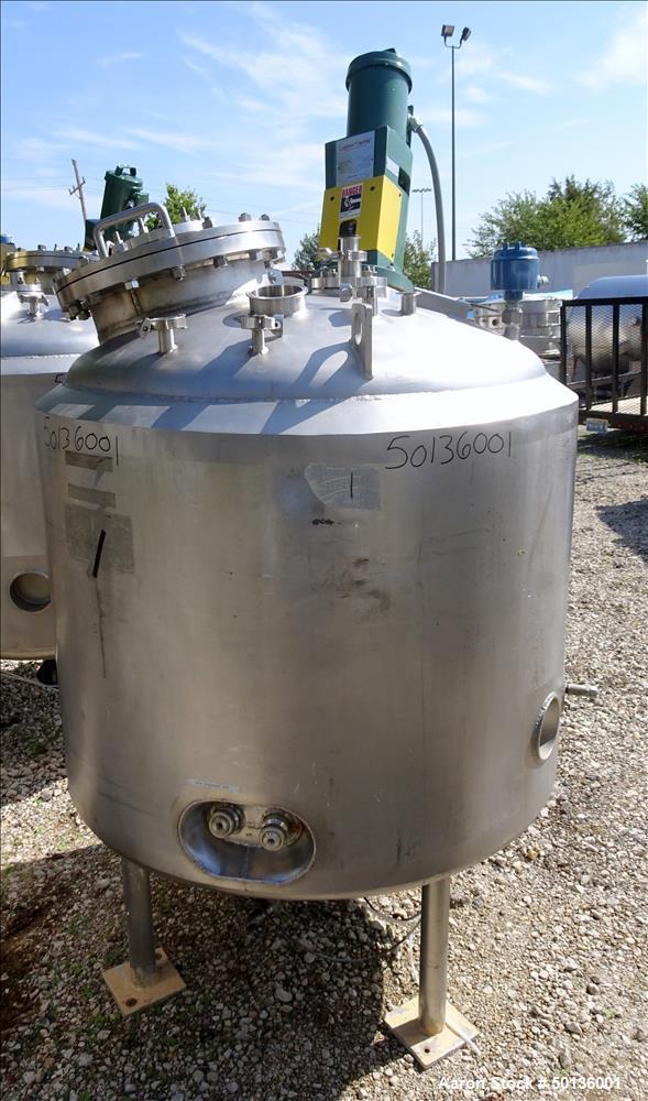 Used Northland Stainless Reactor, Approximate 200 Gallon, 316 Stainless Steel