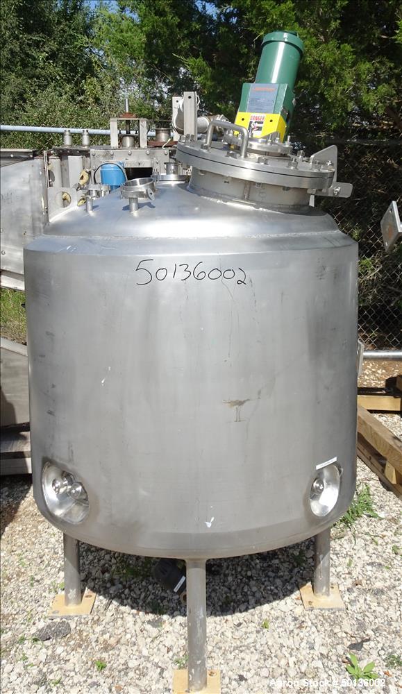Used Northland Stainless Reactor, Approximate 200 Gallon, 316 Stainless Steel