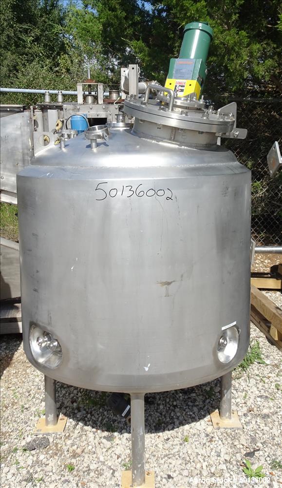 Used- Northland Stainless Reactor, Approximate 200 Gallon, 316 Stainless Steel